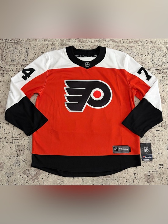 Fanatics Other - Fanatics Authentic Philadelphia Flyers Owen Tippett #74 Hockey Jersey Men’s Sz L